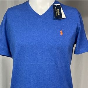 NWT❤️‍🔥POLO by Ralph Lauren V-Neck T-shirt Men's Small💙